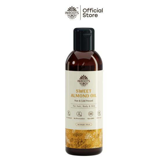 Inroots Natural Sweet Almond Oil – 100ml