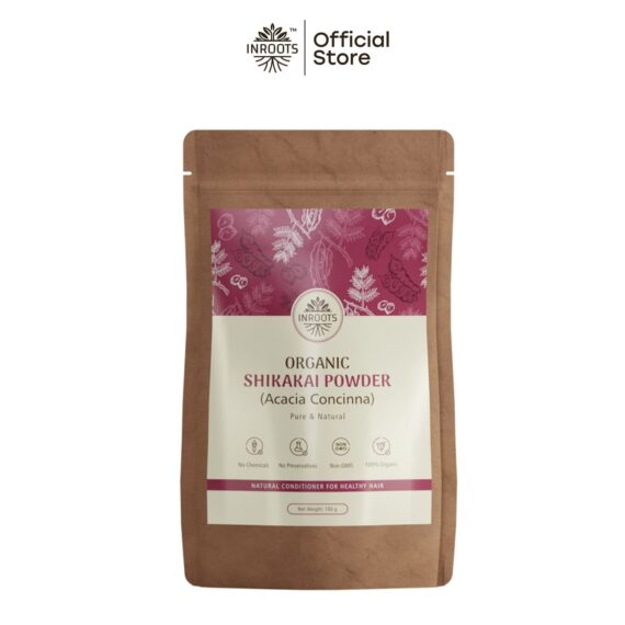 Inroots Organic Shikakai Powder for Hair – 100gm