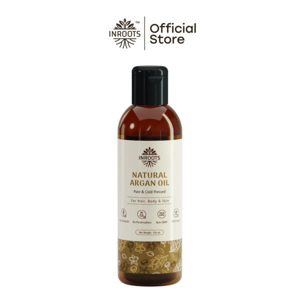 Inroots Natural Hair Colour Combo | 4 Pcs Value Set | Haircare Gift Set | Shampoo + Conditioner + Natural Argan Oil + Henna Powder - Image 7
