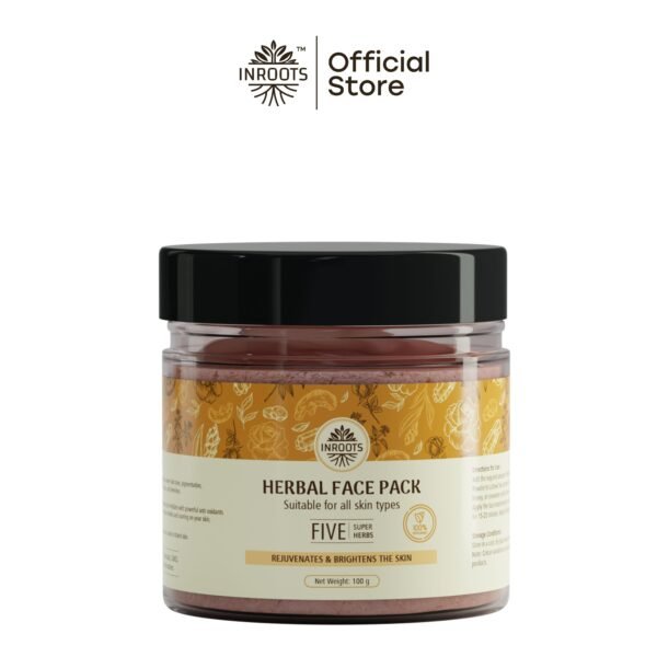 Inroots Refresh & Revive Combo | 3 Pcs Value Set | Skincare Gift Set | Face Wash + Scrub + Herbal Face Pack - Image 6