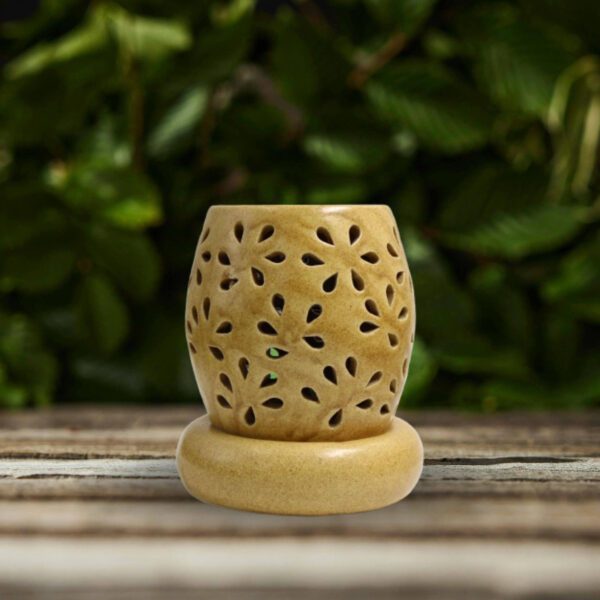 Inroots Electric Ceramic Aroma Burner – Essential Oil & Wax Melt Warmer, Night Lamp & Fragrance Diffuser 2 - Image 3