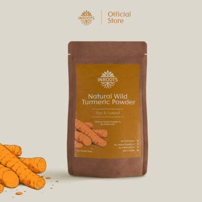 Inroots Natural Wild Turmeric Powder - 100g