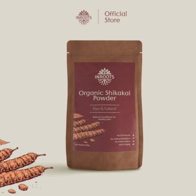 Inroots Organic Shikakai Powder for Hair - 100gm