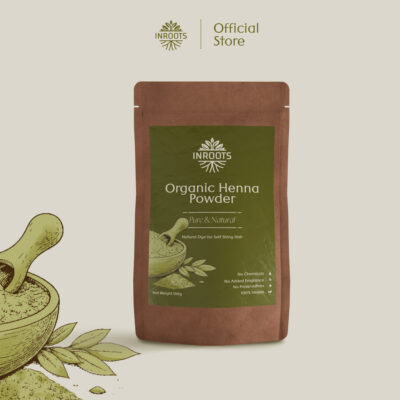 Inroots Organic Henna Powder for Hair - 100gm