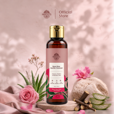 Inroots Rose Aloe Gentle Cleanser