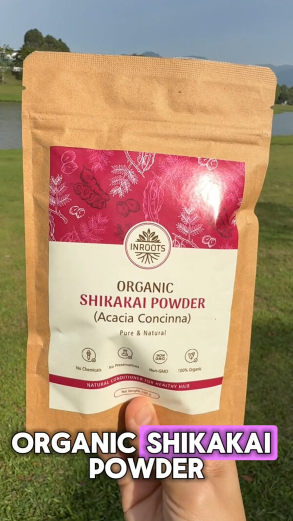 <span style="font-weight: 400;">Our pure and natural Shikakai Powder is free from chemicals, foaming agents, preservatives, and artificial fragrances. It is made from pure, organic </span><i><span style="font-weight: 400;">Acacia concinna</span></i><span style="font-weight: 400;"> fruit pods that are carefully harvested and dried, then finely ground into an easy to use powder that improves the health of your hair and scalp.</span>