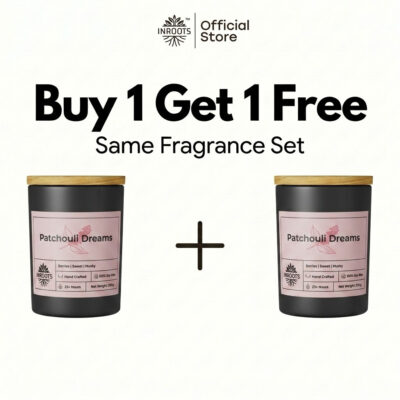 Buy 1 Get 1 Free - Patchouli Dreams | 100% Soy Wax Candle Aroma Scented Candle - 200g