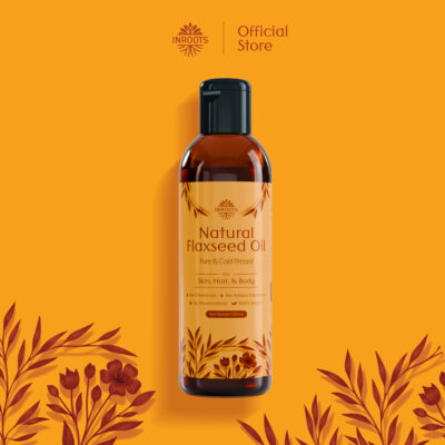 Inroots Natural Flaxseed Oil - 100ml