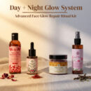 Inroots Advanced Face Glow Repair Night Kit (Rosehip + Kumkumadi) | Day & Night Glow Skincare Combo