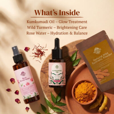 Inroots Pigmentation Repair Night Ritual Kit | Dark Spot Care, Brightening Herbal Skincare Combo