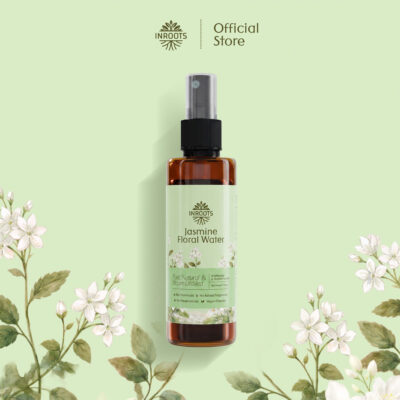 Inroots Natural jasmine Floral Water | Steam Distilled Jasmine Water- 100ml