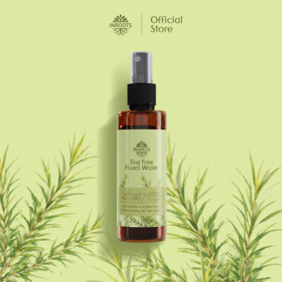 Inroots Natural Tea Tree Floral Water | Steam Distilled Tea Tree Water- 100ml