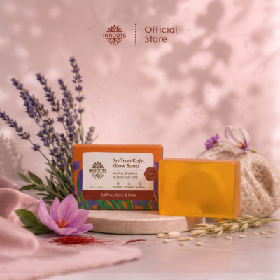 Inroots Saffron Kojic Glow Soap
